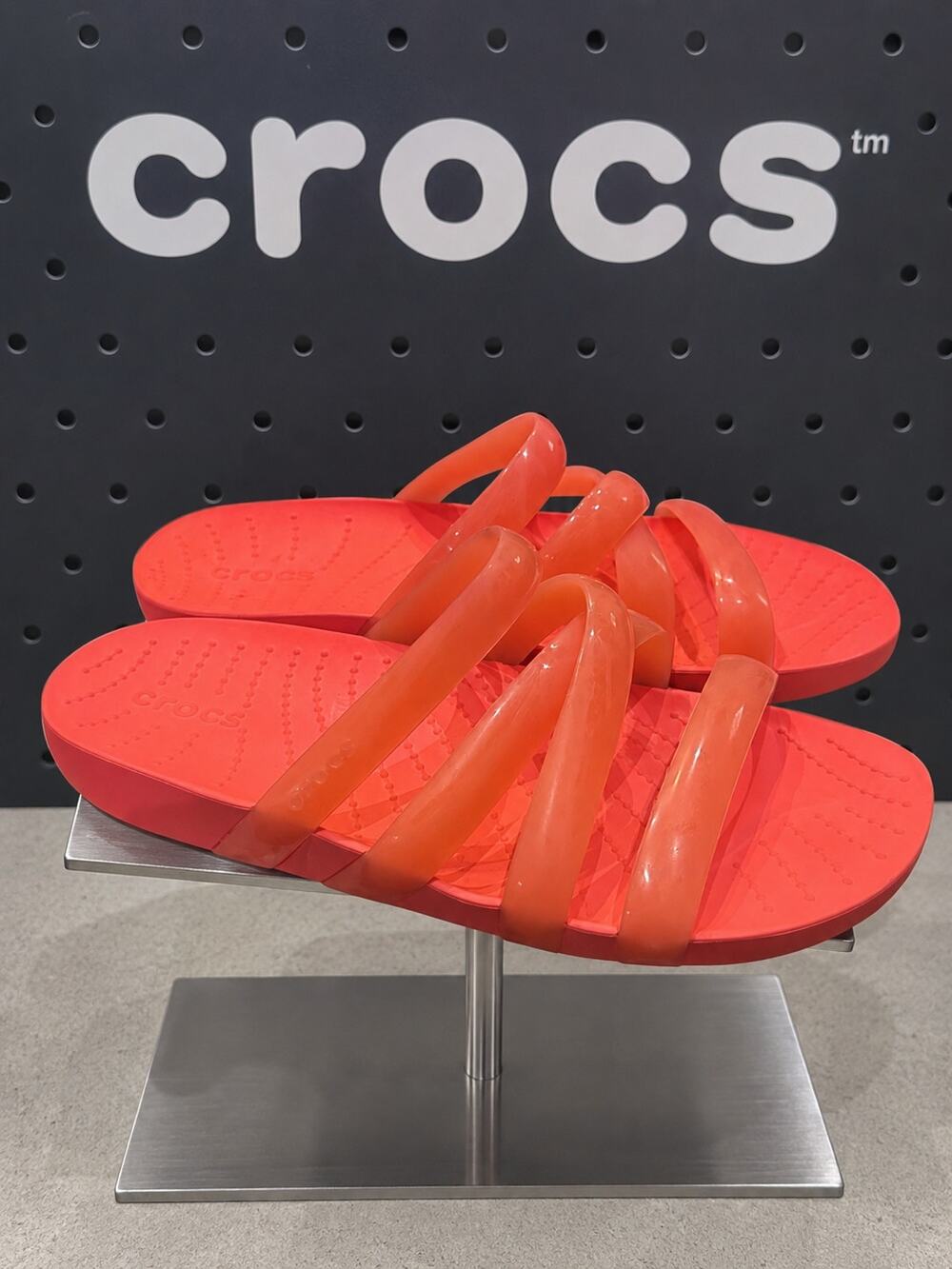 Crocs Isabella Huarache Jelly Strappy Sandals Coral Women’s Size 7